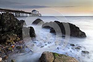 Mumbles pier at daybreak