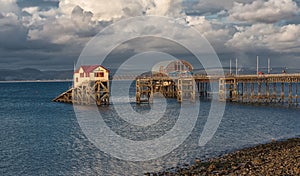 Mumbles pier and lifeboat station