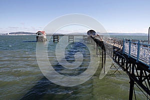 Mumbles pier and RNLI lifeboat station, Swansea