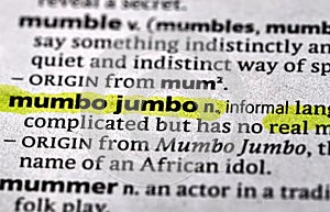 mumbo jumbo