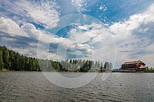 The Mummelsee in the national park Black Forest in Germany, Europe