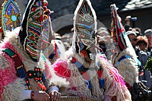 Mummer mask and costume