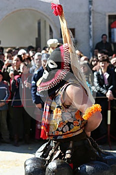 Mummer mask and costume