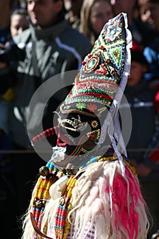 Mummer mask and costume