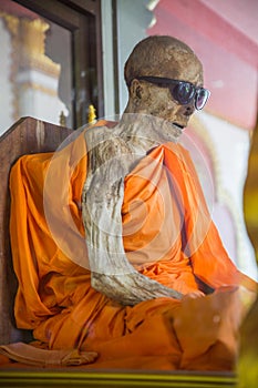 Mummified monk in Koh Samui - Thailand