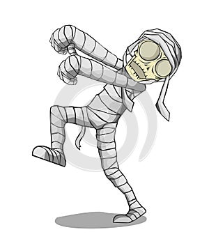 Mummy Character vector and illustration.