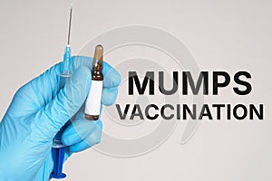 Mumps Vaccination text meaning of vaccination topic