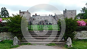 Muncaster Castle in the Lake District of England`s Cumbria Presentation Video