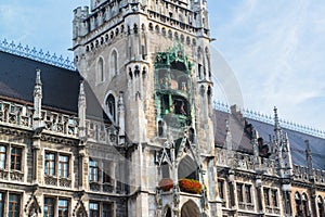 Munchen New Town Hall Marienplatz