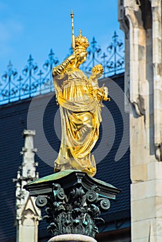 Munchen New Town Hall Marienplatz