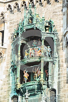 Munchen New Town Hall Marienplatz