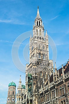 Munchen New Town Hall Marienplatz