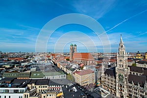 Munchen New Town Hall Marienplatz