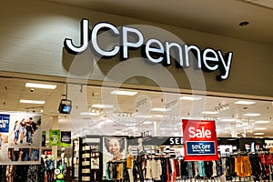 Muncie - Circa August 2018: JC Penney Retail Mall Location. JCP is an Apparel and Home Furnishing Retailer IV