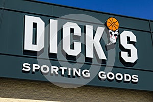 Muncie - Circa March 2017: Dick`s Sporting Goods Retail Location. Dick`s is an Authentic Full-Line Sporting Goods Retailer V