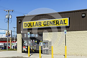 Muncie - Circa March 2017: Dollar General Retail Location. Dollar General is a Small-Box Discount Retailer VII