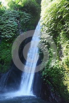 Munduk waterfall at Buleleng regency of Bali - Indonesia