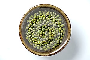 Mung bean In a green color cup
