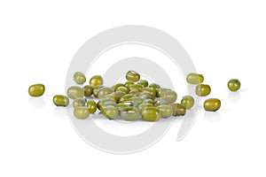 mung bean isolated on white