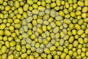 Mung beans macro background