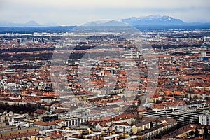 Munich aerial view