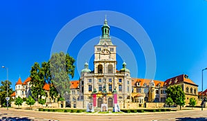 MUNICH, GERMANY, AUGUST 20, 2015: View of the bavarian national museum in munich...IMAGE