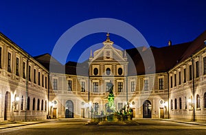 Munich, Germany - octagonal yard called Fountain Courtyard (Brunnenhof ) is one of the ten courtyards of the