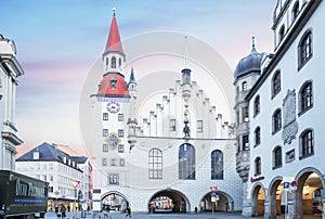 Munich, Germany, Old town hall.