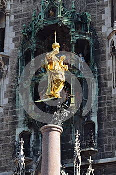 Munich MariensÃÂ¤ule and Glockenspiel photo