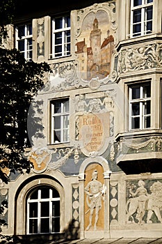 Munich, painted baroque House photo