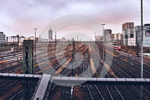 Munich S-Bahn tracks