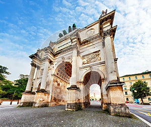 Munich - Siegestor, Germany at day