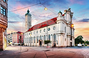 Munich - St Peter Church is a Roman Catholic church in the inner city of Munich, Germany. Nobody