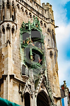 Munich town hall close up