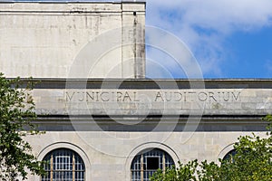 Municipal Auditorium at Louis Armstrong Park in New Orleans Louisiana photo