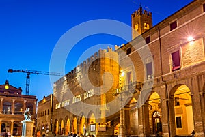 Municipal buildings on Piazza Cavour in Rimini photo