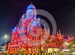 Municipal Corporation Building. Built in 1893, it is a heritage building in Mumbai, India