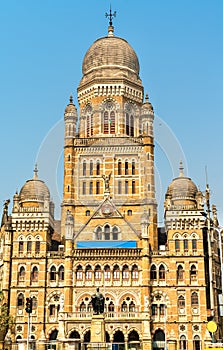 Municipal Corporation Building. Built in 1893, it is a heritage building in Mumbai, India
