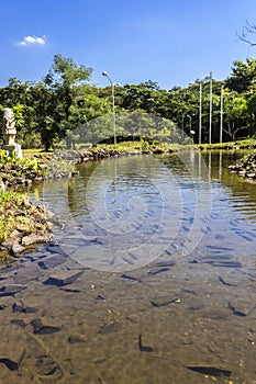 Municipal Curupira Public Park in the city of Ribeirao Preto