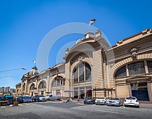 Municipal Market Mercado Municipal Facade in Downtown Sao Paulo - Sao Paulo, Brazil