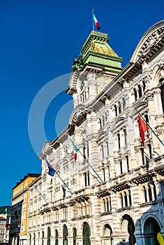 Municipal Palace of Trieste in Italy