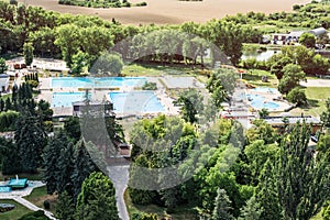 Municipal swimming pool in Nitra city, Slovakia