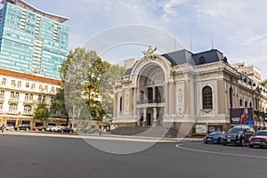 Municipal Theatre or Saigon Opera House in Ho Chi Minh City, Vietnam