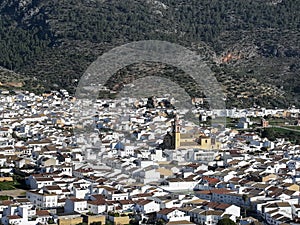 Municipality of Algodonales in the comarca of the white villages in the province of Cadiz, Spain photo