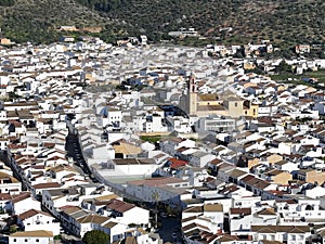 Municipality of Algodonales in the comarca of the white villages in the province of Cadiz, Spain photo