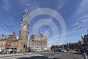 Muntplein square with the Munttoren