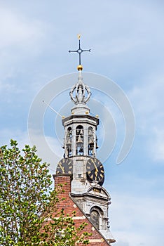 The Munttoren tower in Amsterdam, Netherlands