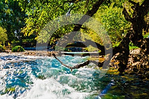 Munzur mount and national park. Munzur River in Ovacik, Tunceli. Turkish name; Munzur Gozeleri