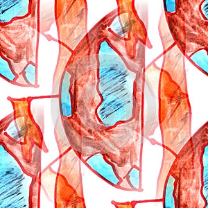 Mural background seamless flag, landt pattern