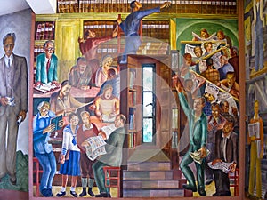 Mural in Coit Tower, San Francisco